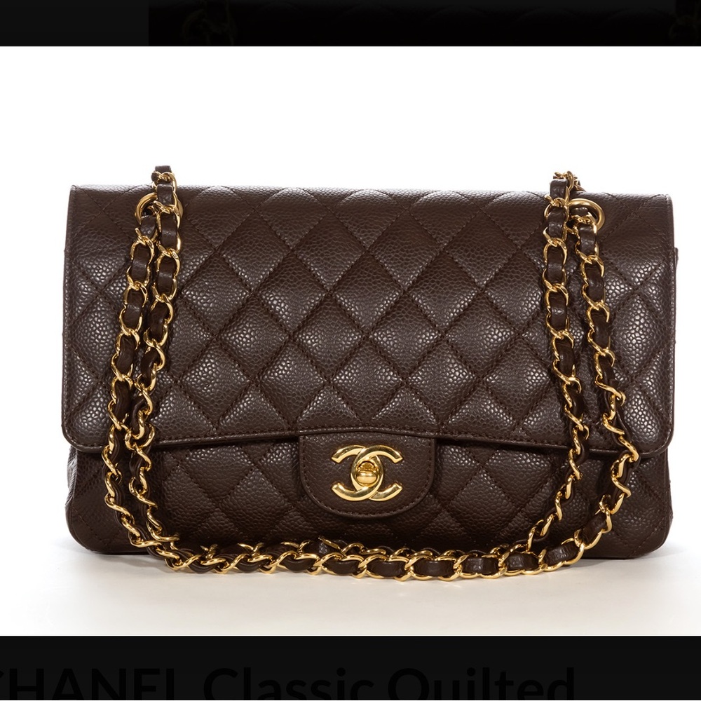 🚨MAJOR ISO!🚨 Chanel Jumbo/Medium Double Flap Dark Brown Caviar w/GHW Flap🤎✨